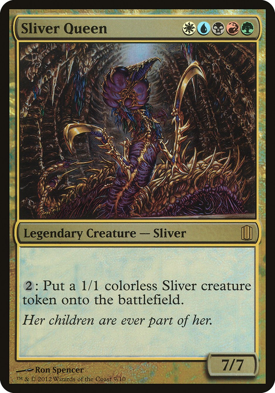 Sliver Queen (Oversized) [Commander's Arsenal Oversized] | The CG Realm