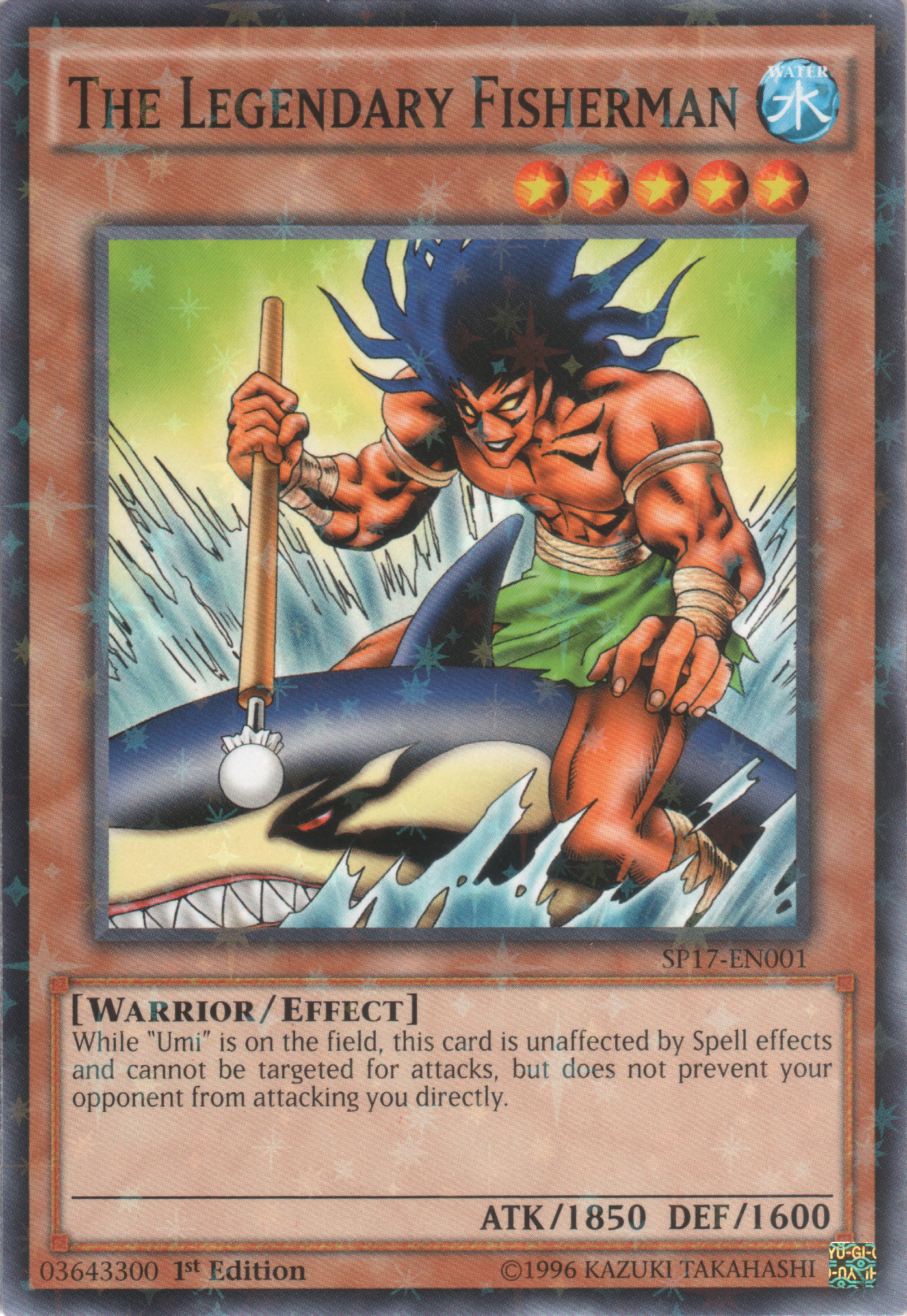 The Legendary Fisherman [SP17-EN001] Starfoil Rare | The CG Realm