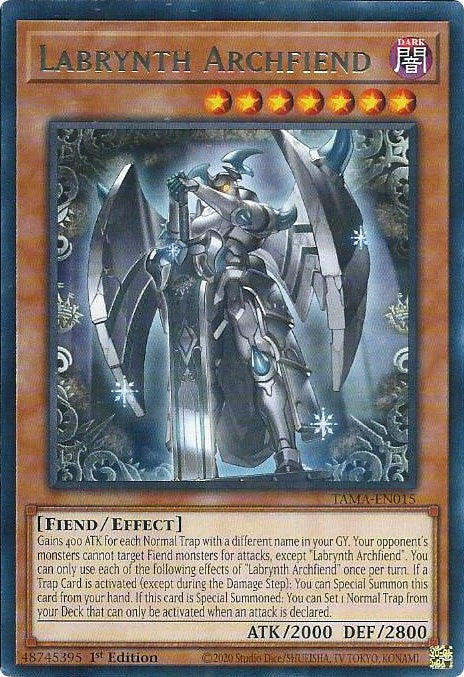 Labrynth Archfiend [TAMA-EN015] Rare | The CG Realm