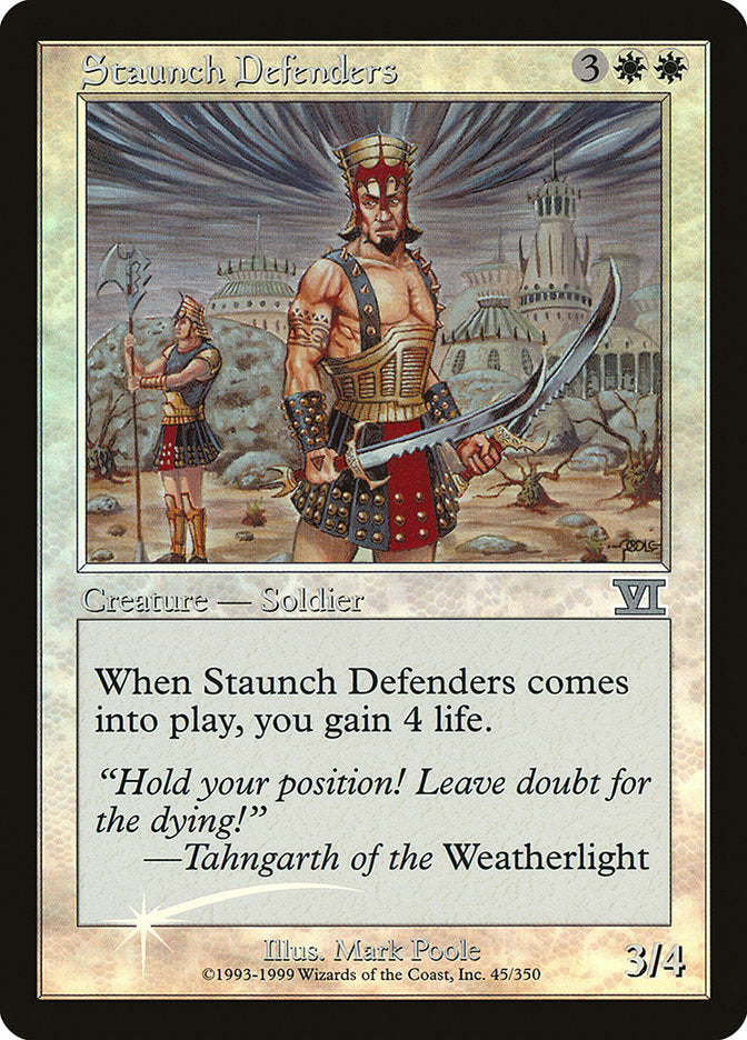 Staunch Defenders [Friday Night Magic 2000] | The CG Realm