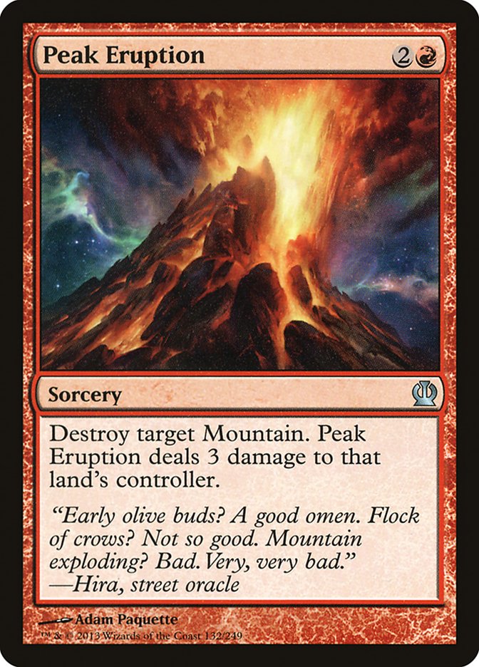 Peak Eruption [Theros] | The CG Realm