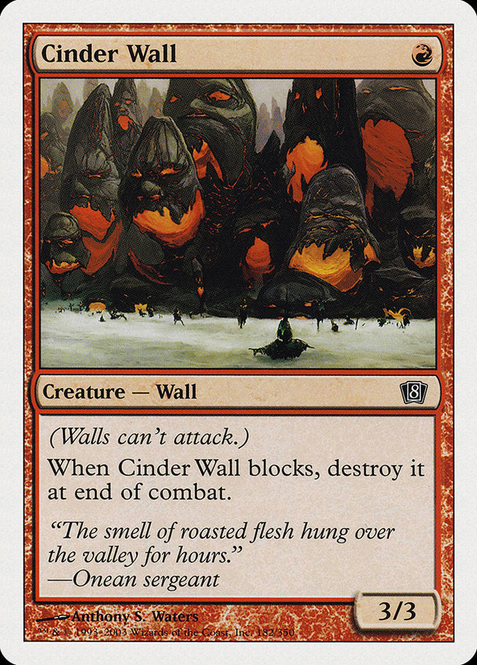 Cinder Wall [Eighth Edition] | The CG Realm