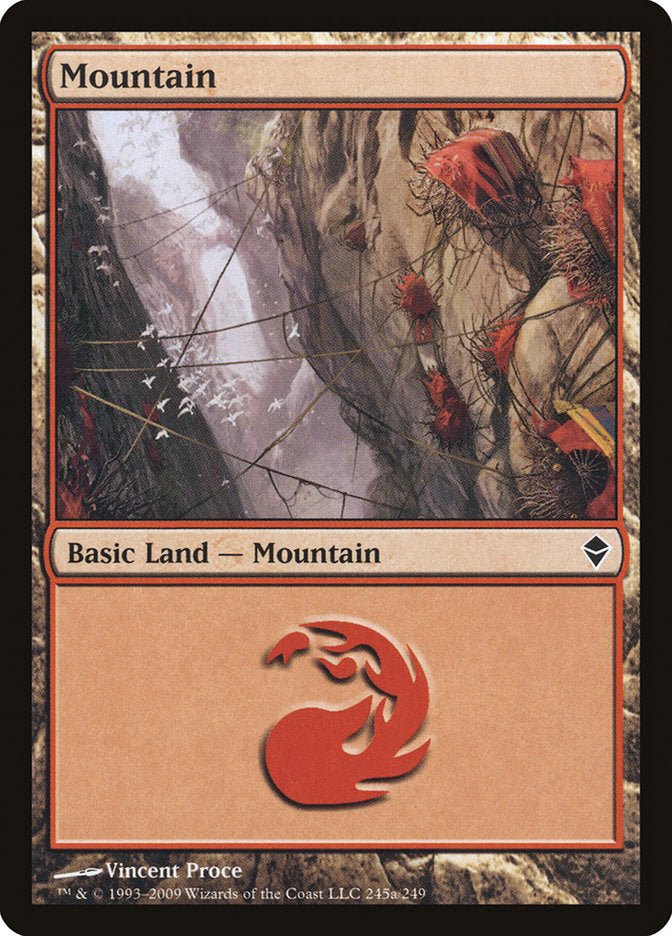 Mountain (245a) [Zendikar] | The CG Realm