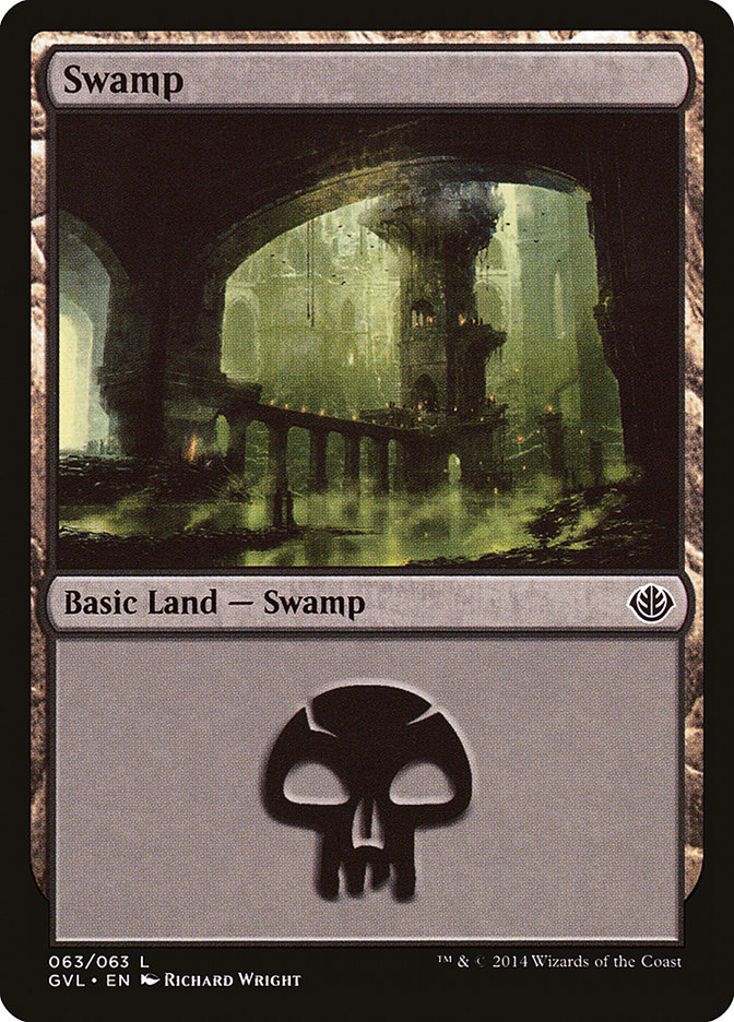 Swamp (63) (Garruk vs. Liliana) [Duel Decks Anthology] | The CG Realm