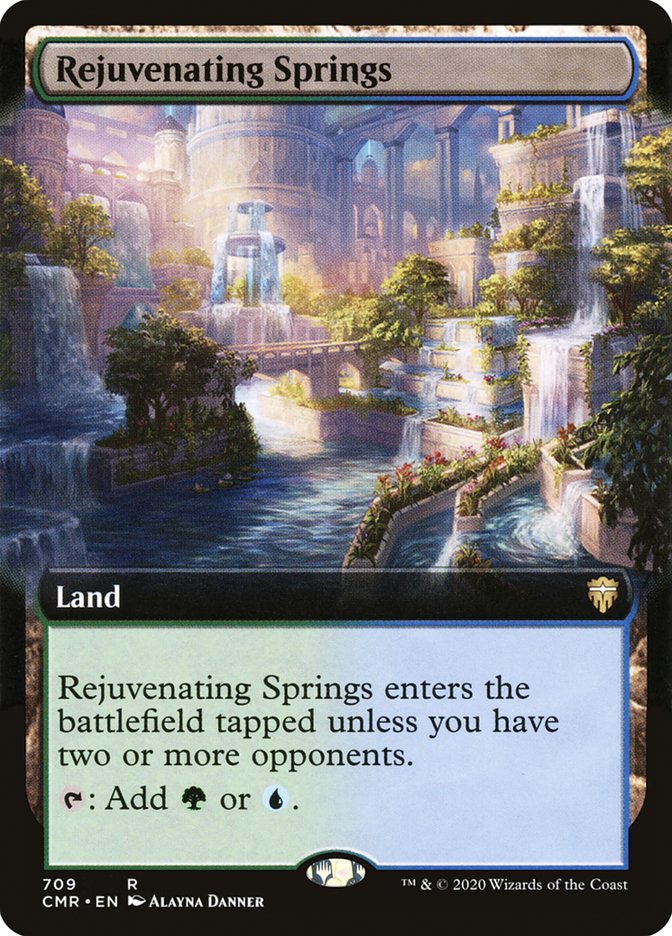 Rejuvenating Springs (Extended Art) [Commander Legends] | The CG Realm