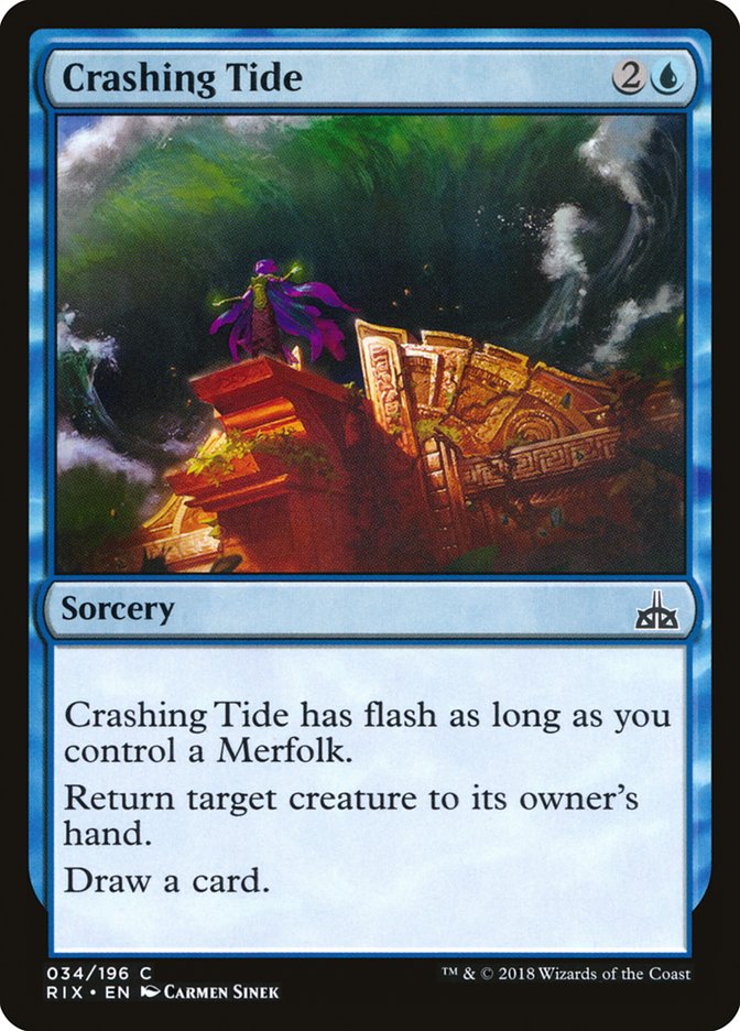 Crashing Tide [Rivals of Ixalan] | The CG Realm