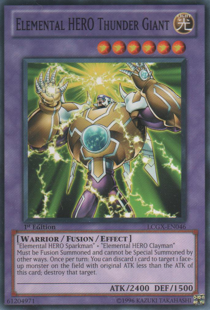 Elemental HERO Thunder Giant [LCGX-EN046] Common | The CG Realm