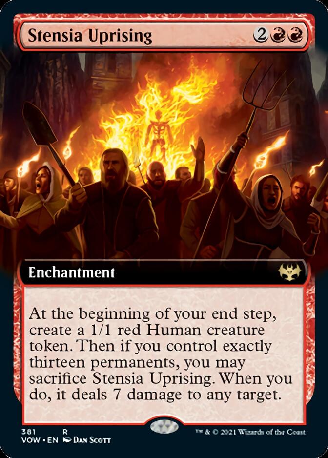 Stensia Uprising (Extended Art) [Innistrad: Crimson Vow] | The CG Realm