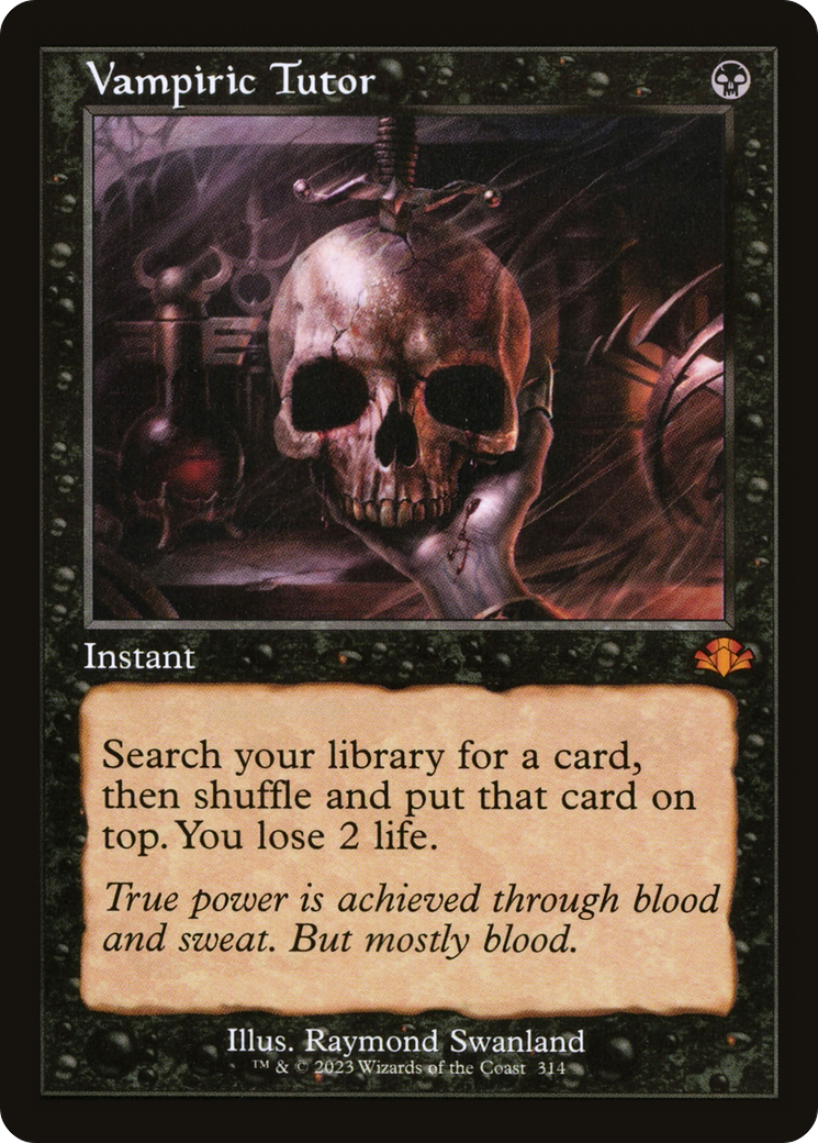 Vampiric Tutor (Retro) [Dominaria Remastered] | The CG Realm