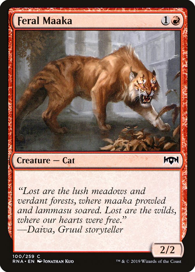 Feral Maaka [Ravnica Allegiance] | The CG Realm