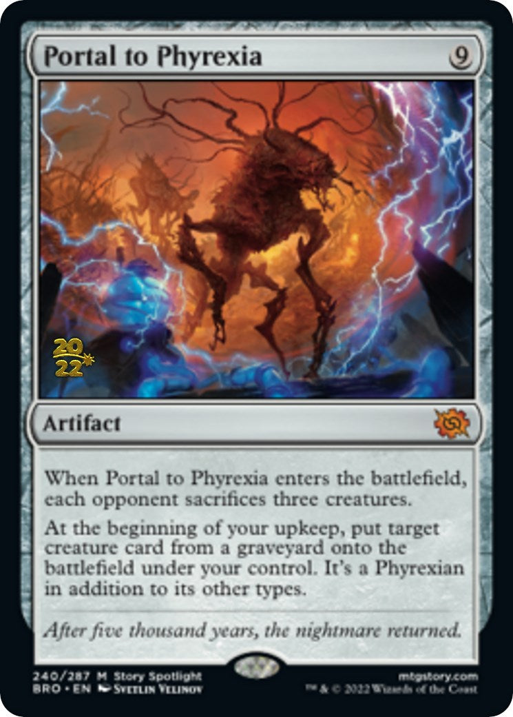 Portal to Phyrexia [The Brothers' War Prerelease Promos] | The CG Realm