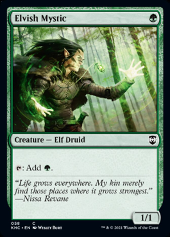 Elvish Mystic [Kaldheim Commander] | The CG Realm