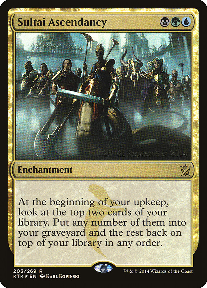 Sultai Ascendancy [Khans of Tarkir Prerelease Promos] | The CG Realm