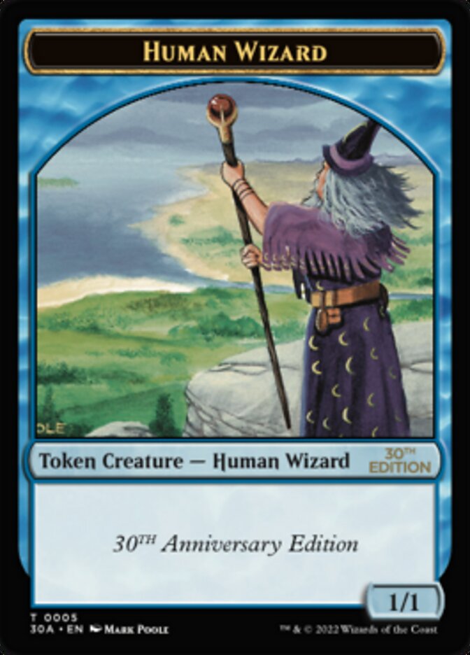 Human Wizard Token [30th Anniversary Tokens] | The CG Realm