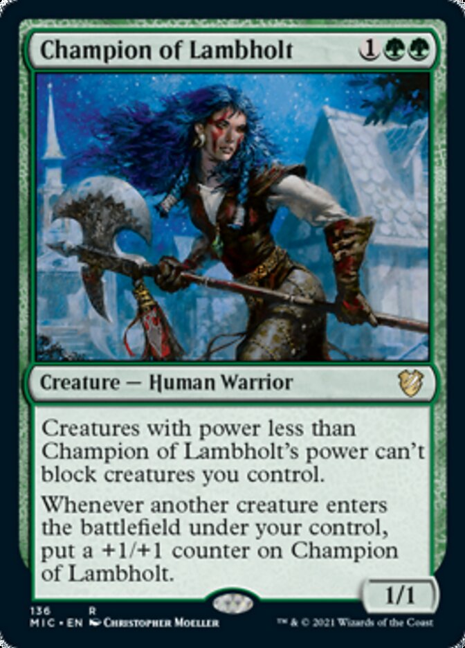 Champion of Lambholt [Innistrad: Midnight Hunt Commander] | The CG Realm