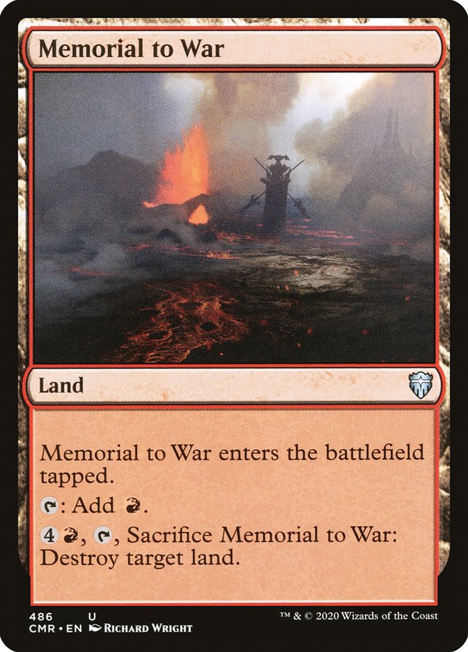 Memorial to War [Commander Legends] | The CG Realm