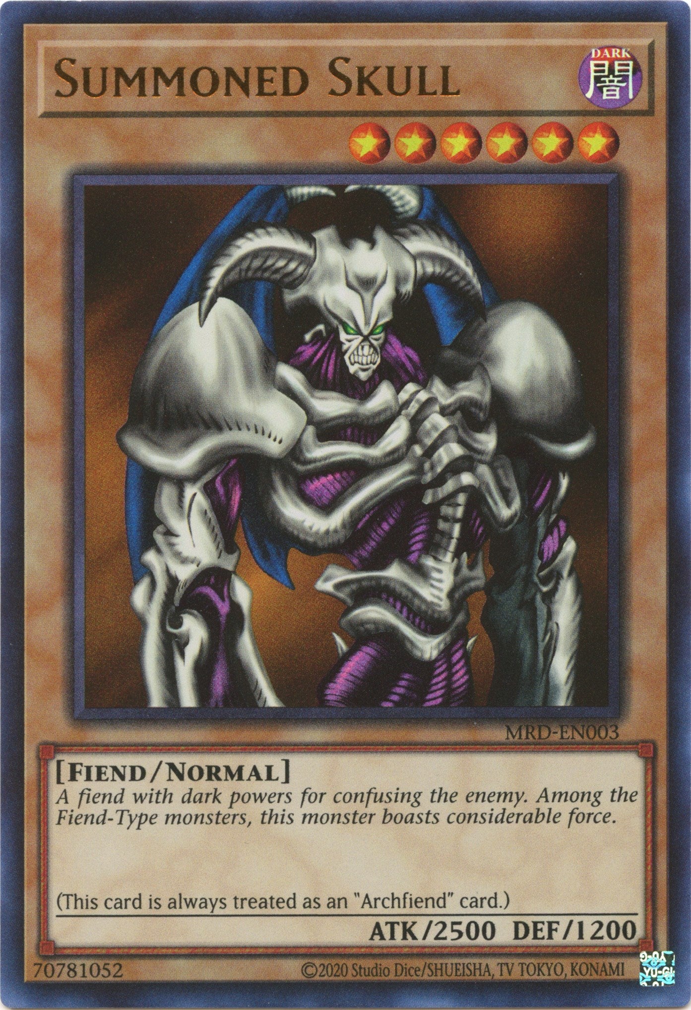 Summoned Skull (25th Anniversary) [MRD-EN003] Ultra Rare | The CG Realm