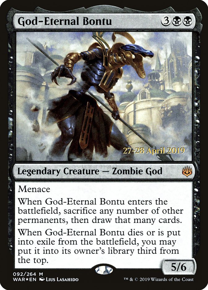 God-Eternal Bontu [War of the Spark Prerelease Promos] | The CG Realm