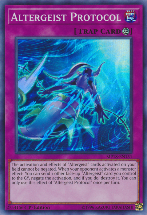 Altergeist Protocol [MP18-EN151] Super Rare | The CG Realm