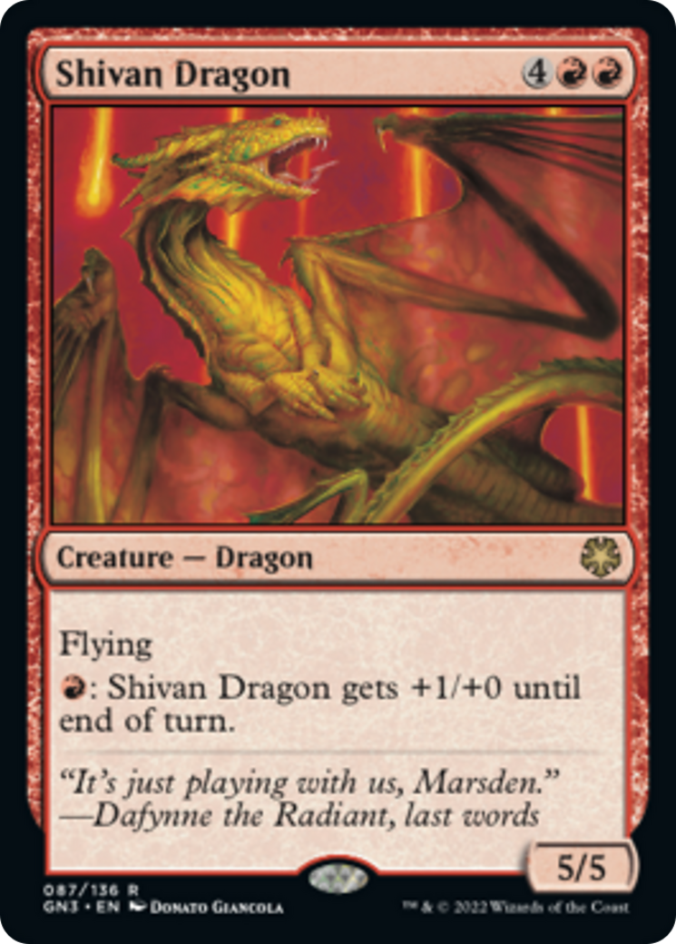 Shivan Dragon [Game Night: Free-for-All] | The CG Realm