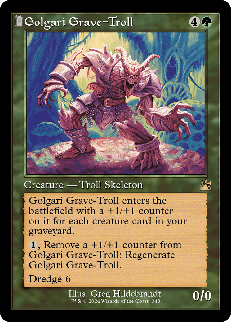 Golgari Grave-Troll (Retro Frame) [Ravnica Remastered] | The CG Realm