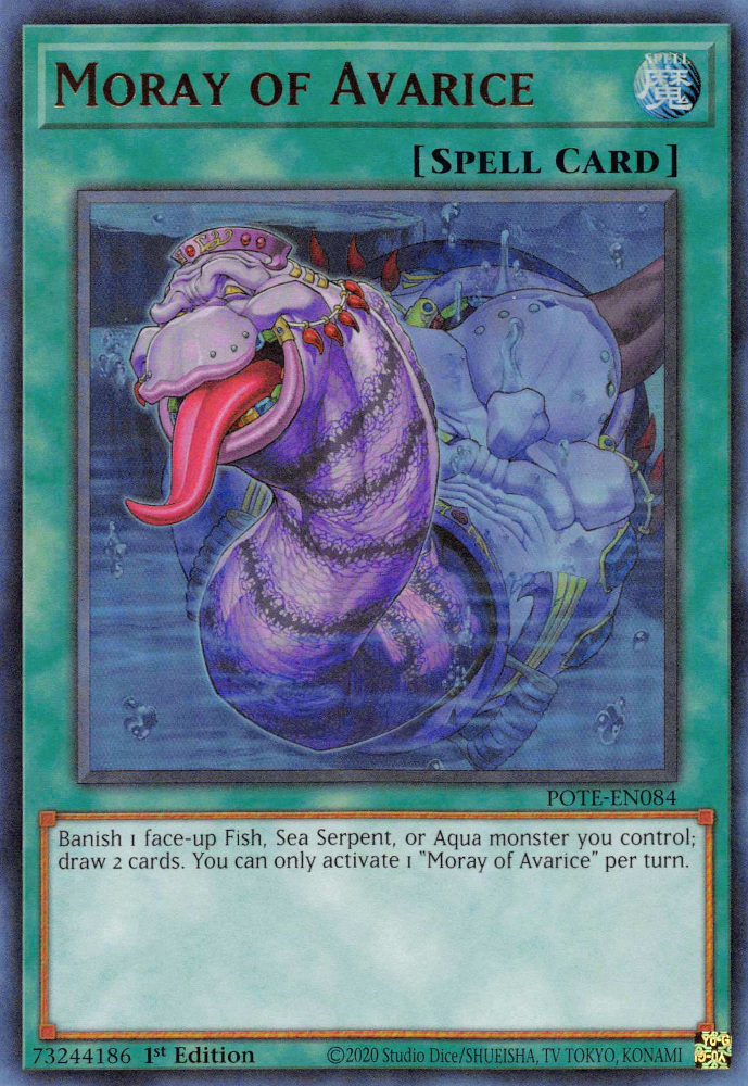 Moray of Avarice [POTE-EN084] Ultra Rare | The CG Realm