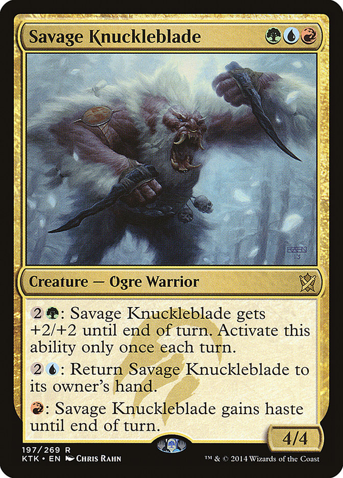 Savage Knuckleblade [Khans of Tarkir] | The CG Realm