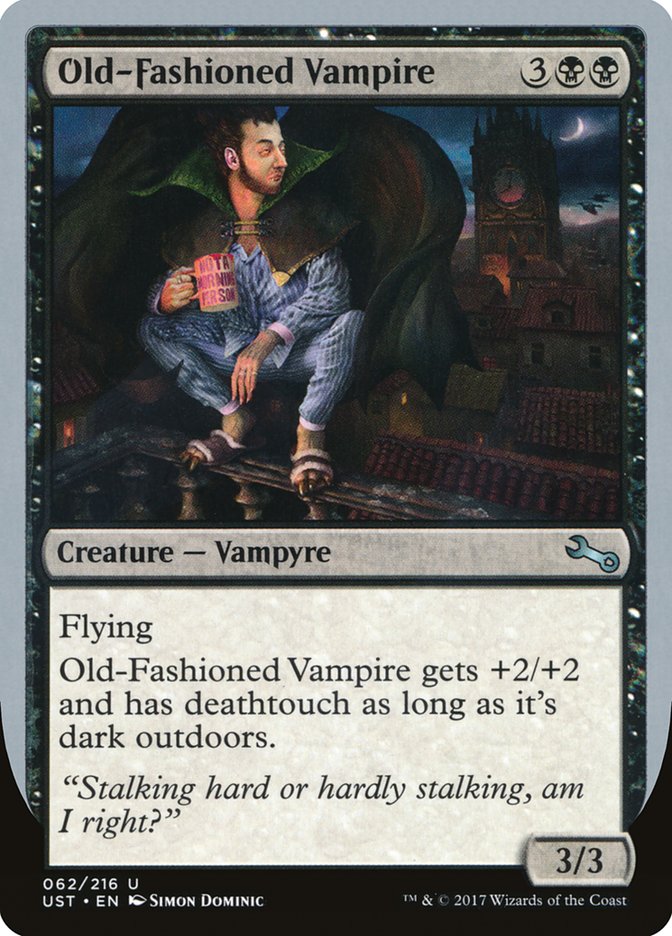 Old-Fashioned Vampire [Unstable] | The CG Realm