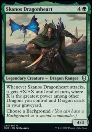 Skanos Dragonheart [Commander Legends: Battle for Baldur's Gate] | The CG Realm