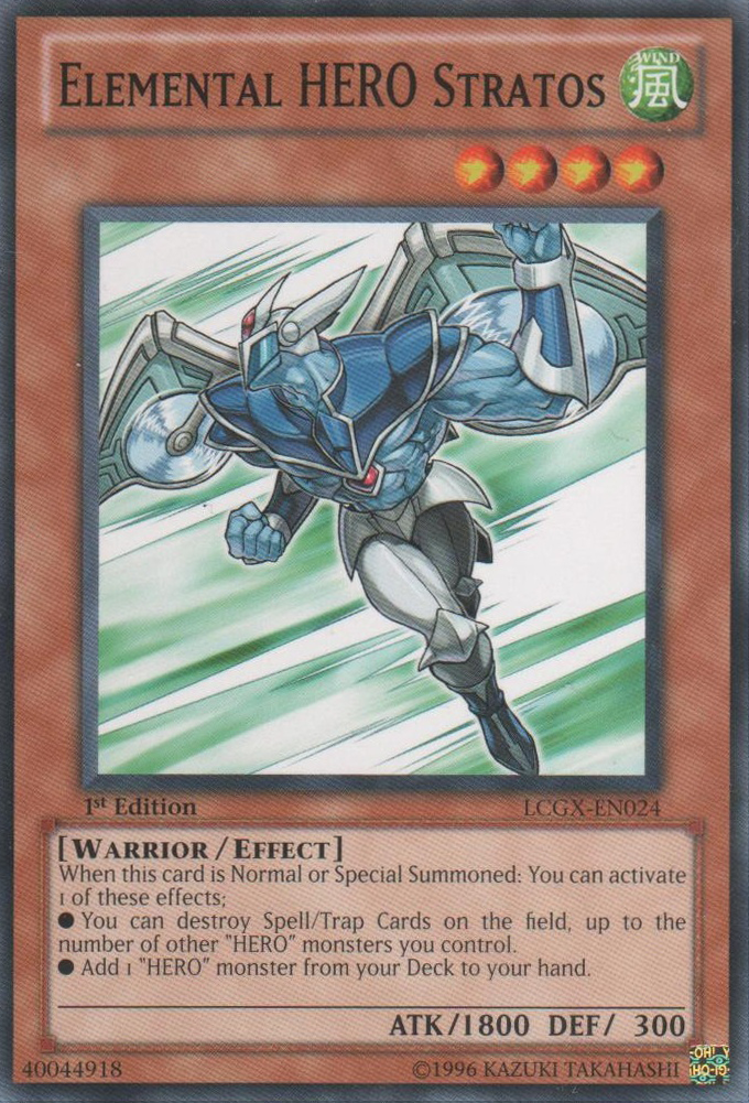 Elemental HERO Stratos [LCGX-EN024] Common | The CG Realm