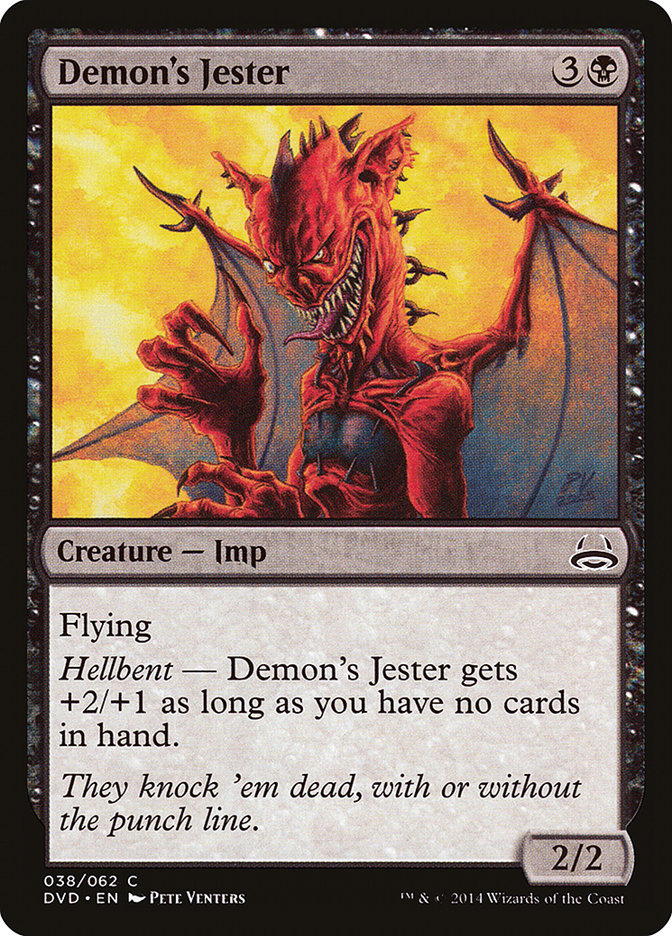 Demon's Jester (Divine vs. Demonic) [Duel Decks Anthology] | The CG Realm