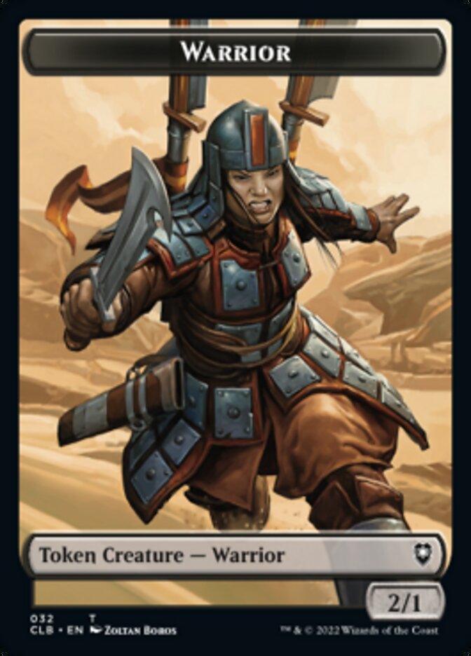 Warrior // Inkling Double-Sided Token [Commander Legends: Battle for Baldur's Gate Tokens] | The CG Realm