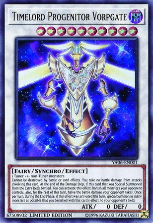 Timelord Progenitor Vorpgate [YA06-EN001] Ultra Rare | The CG Realm