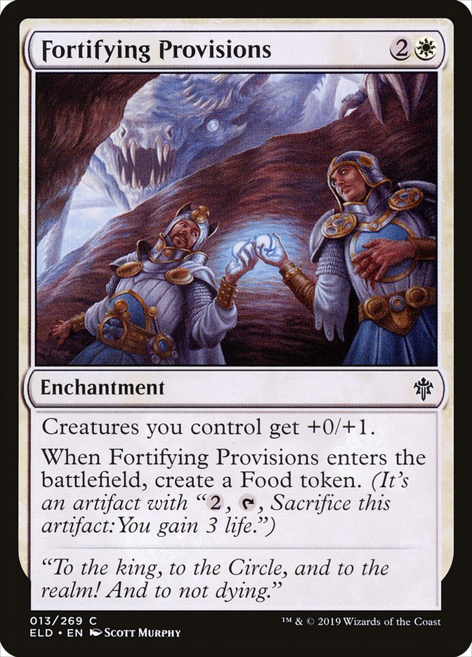 Fortifying Provisions [Throne of Eldraine] | The CG Realm