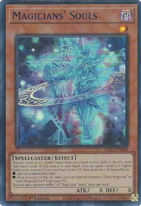 Magicians' Souls (Blue) [LDS3-EN088] Ultra Rare | The CG Realm