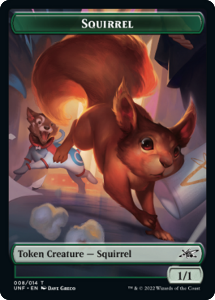 Squirrel // Balloon Double-Sided Token [Unfinity Tokens] | The CG Realm