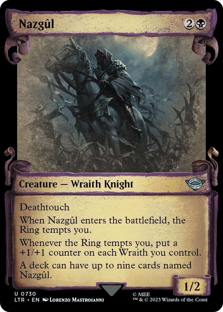 Nazgul (0730) [The Lord of the Rings: Tales of Middle-Earth Showcase Scrolls] | The CG Realm