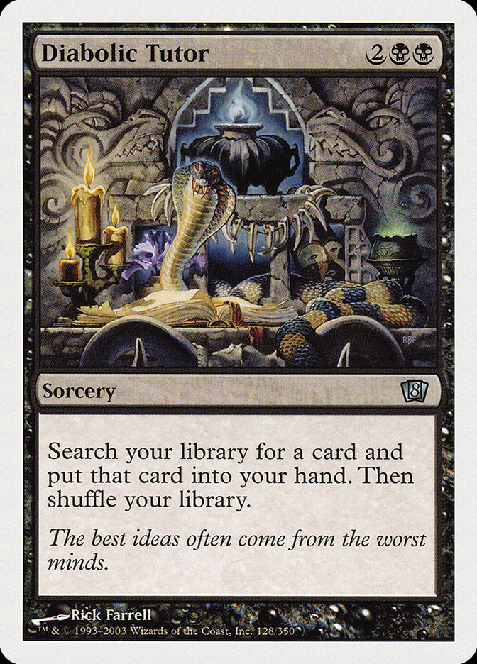 Diabolic Tutor [Eighth Edition] | The CG Realm