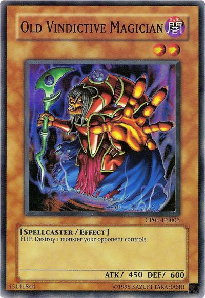 Old Vindictive Magician [CP06-EN003] Super Rare | The CG Realm