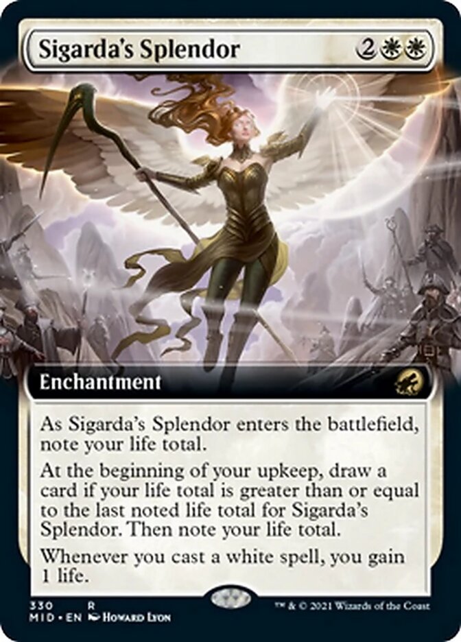 Sigarda's Splendor (Extended Art) [Innistrad: Midnight Hunt] | The CG Realm