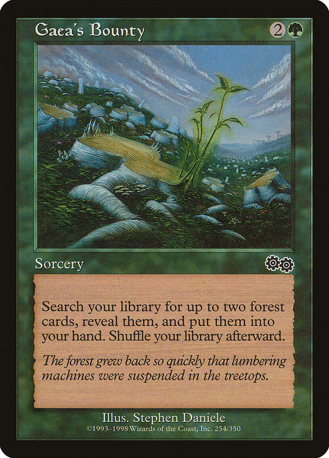 Gaea's Bounty [Urza's Saga] | The CG Realm