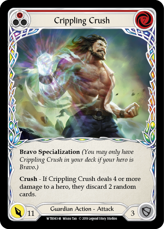 Crippling Crush [WTR043-M] (Welcome to Rathe)  Alpha Print Rainbow Foil | The CG Realm