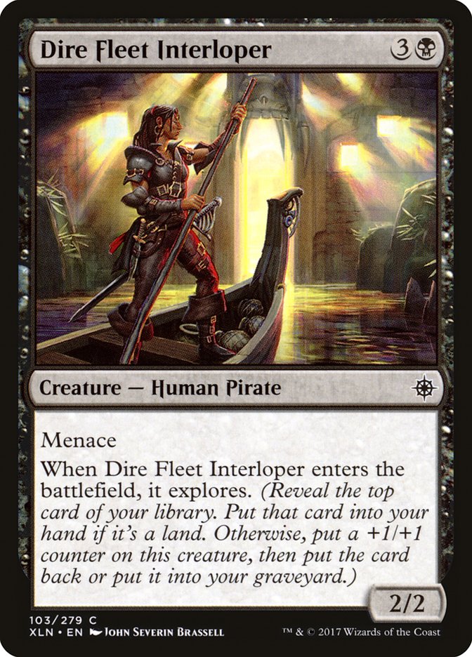 Dire Fleet Interloper [Ixalan] | The CG Realm