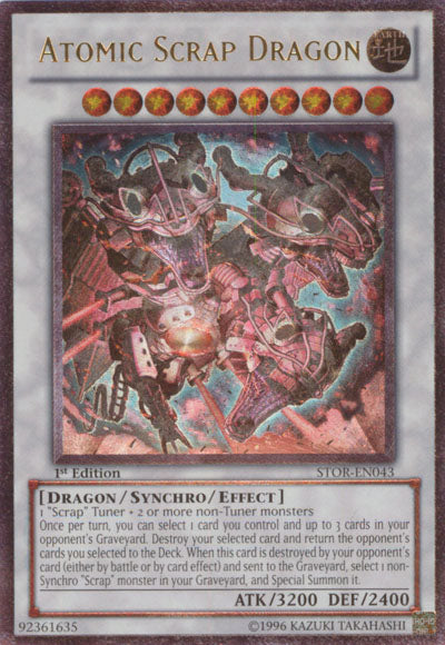 Atomic Scrap Dragon [STOR-EN043] Ultimate Rare | The CG Realm