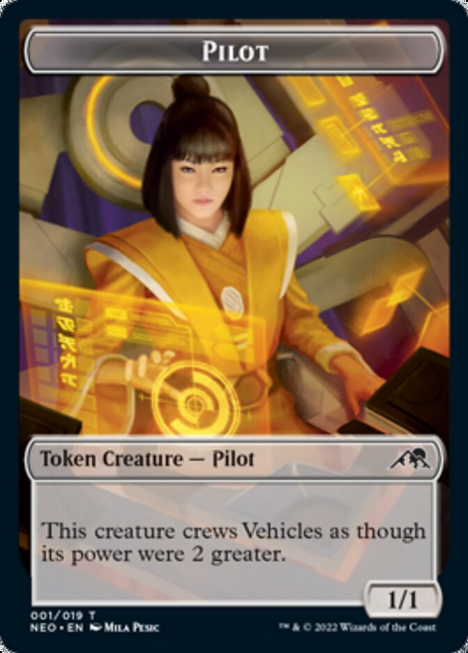 Pilot Token [Kamigawa: Neon Dynasty Tokens] | The CG Realm