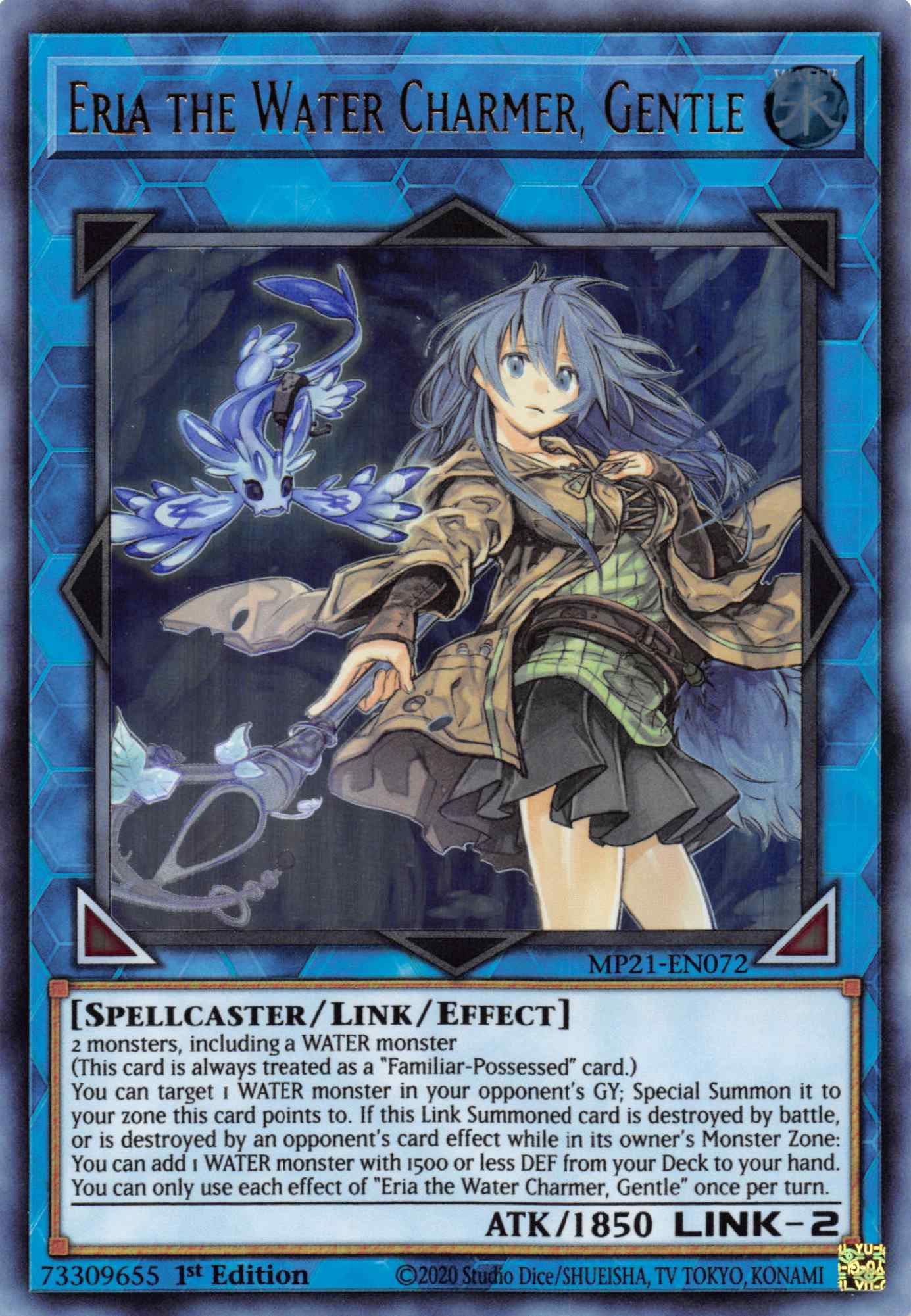 Eria the Water Charmer, Gentle [MP21-EN072] Ultra Rare | The CG Realm