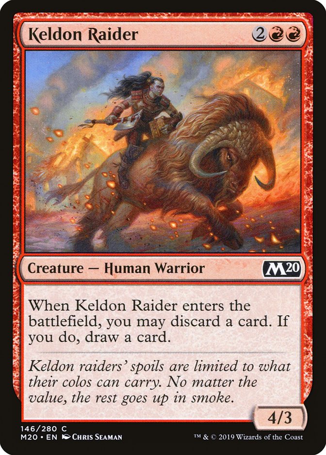 Keldon Raider [Core Set 2020] | The CG Realm