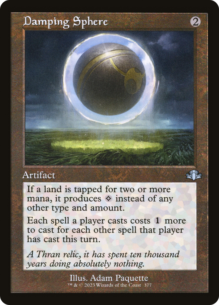 Damping Sphere (Retro) [Dominaria Remastered] | The CG Realm