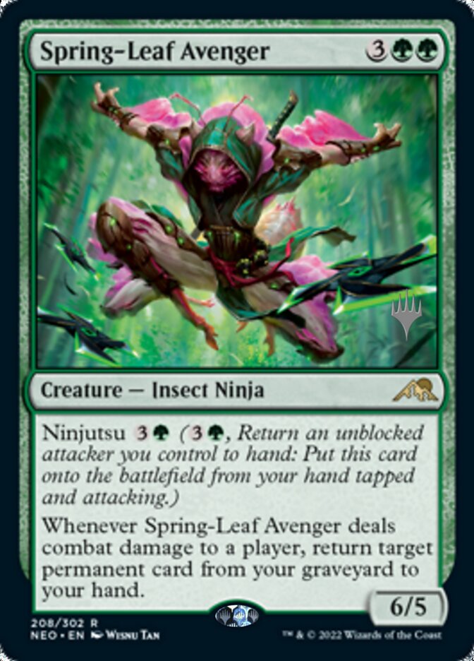 Spring-Leaf Avenger (Promo Pack) [Kamigawa: Neon Dynasty Promos] | The CG Realm