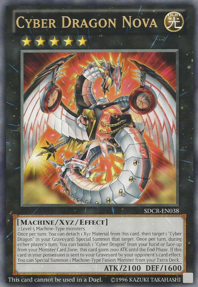 Cyber Dragon Nova (Oversized) (Machine Madness) [SDCR-EN038] Promo | The CG Realm